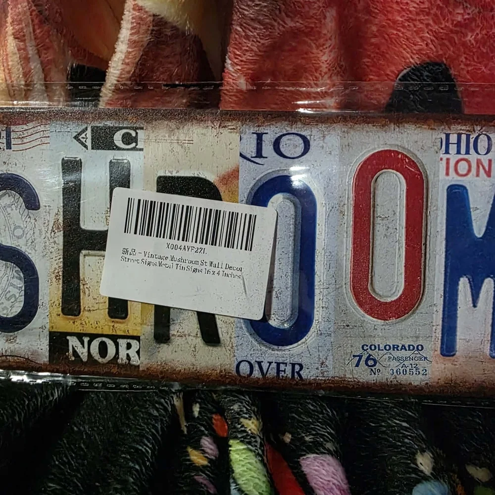 Colorful License Plate Wall Art - Picture 2 of 2